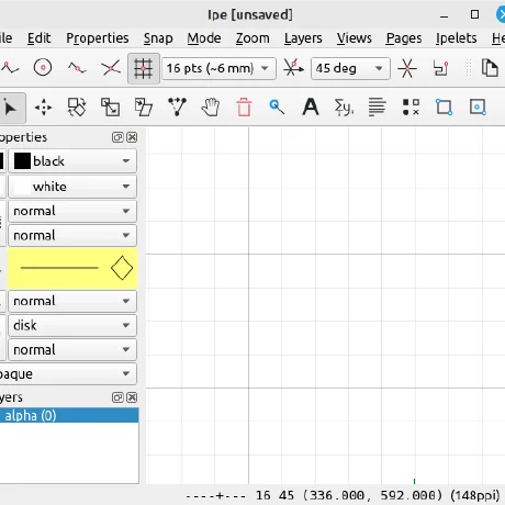 Ipe extensible drawing editor